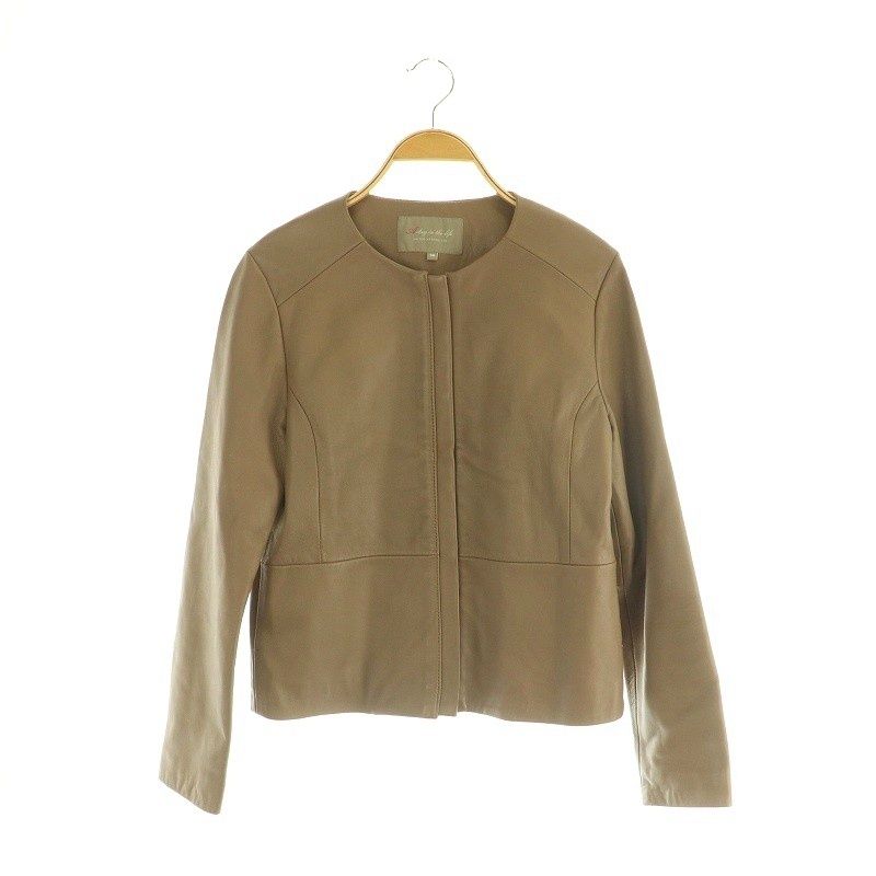 極美品✨ユナイテッドアローズ アデイインザライフラムレザー ノーカラーライダース 55312921_8_d_215.jpg