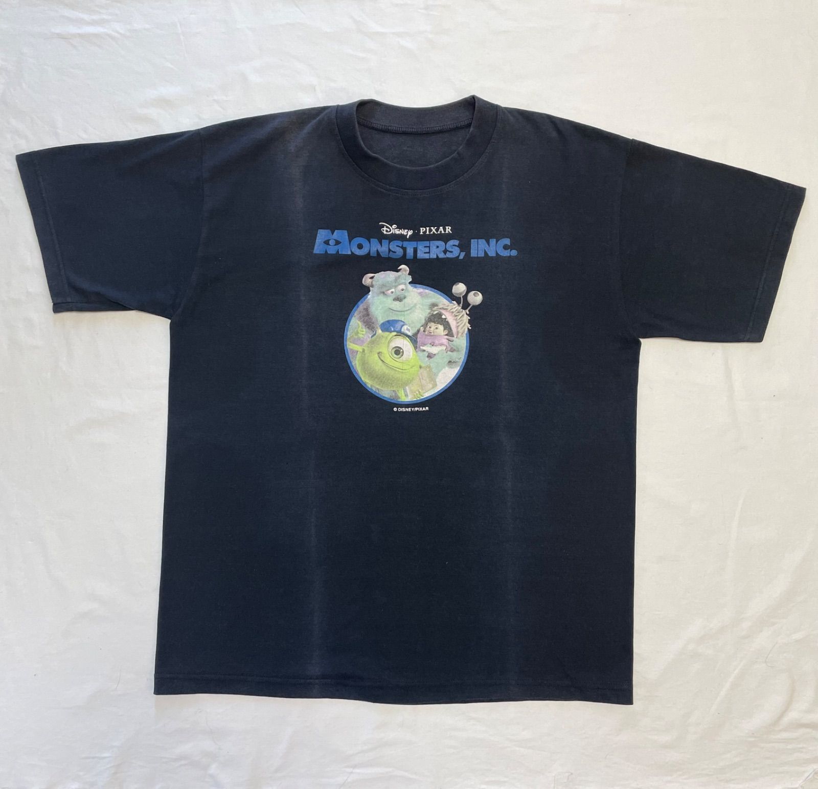 00s Monsters Inc Movie T-shirt モンスターズインク ピクサー 映画 
