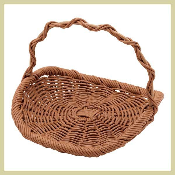 『ＰＰ』耐熱・食洗機対応のハンドル付き陳列トレー「35×35×10.5cm」　※食品，食材，リーズナブル，陳列，業務用，キッチン，ベーカリー，樹脂，トレイ，什器，バスケット，かご，お盆