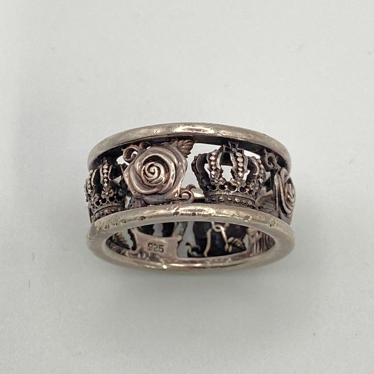 ジャスティンデイビス マイラブ　シルバーリング　クラウン　12号　シルバー925 Justin Davis ジャスティンデイビス シルバーリング MY LOVE 12