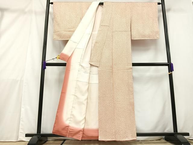 六代目 富士屋甚兵衛 トールサイズ 美しい地紋 一つ紋 正絹 AK-7828 六代目 富士屋甚兵衛 トールサイズ 美しい地紋 一つ紋 正絹 AK