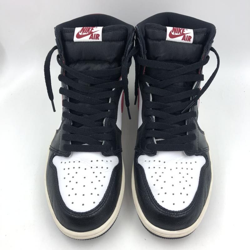 NIKE AIR JORDAN1 Retro High Black|White|sail|Gym Red 27.5cm 555088-061 ナイキ 24