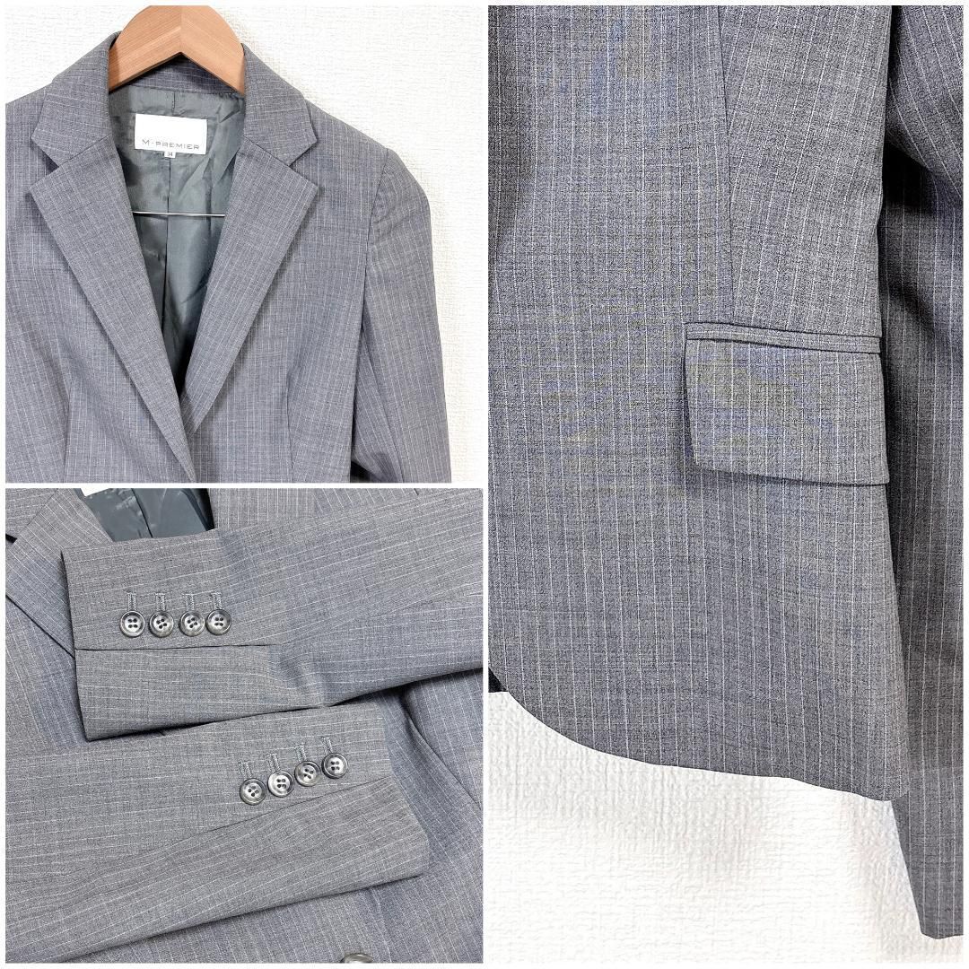M-PREMIER レディースパンツスーツセットアップ
