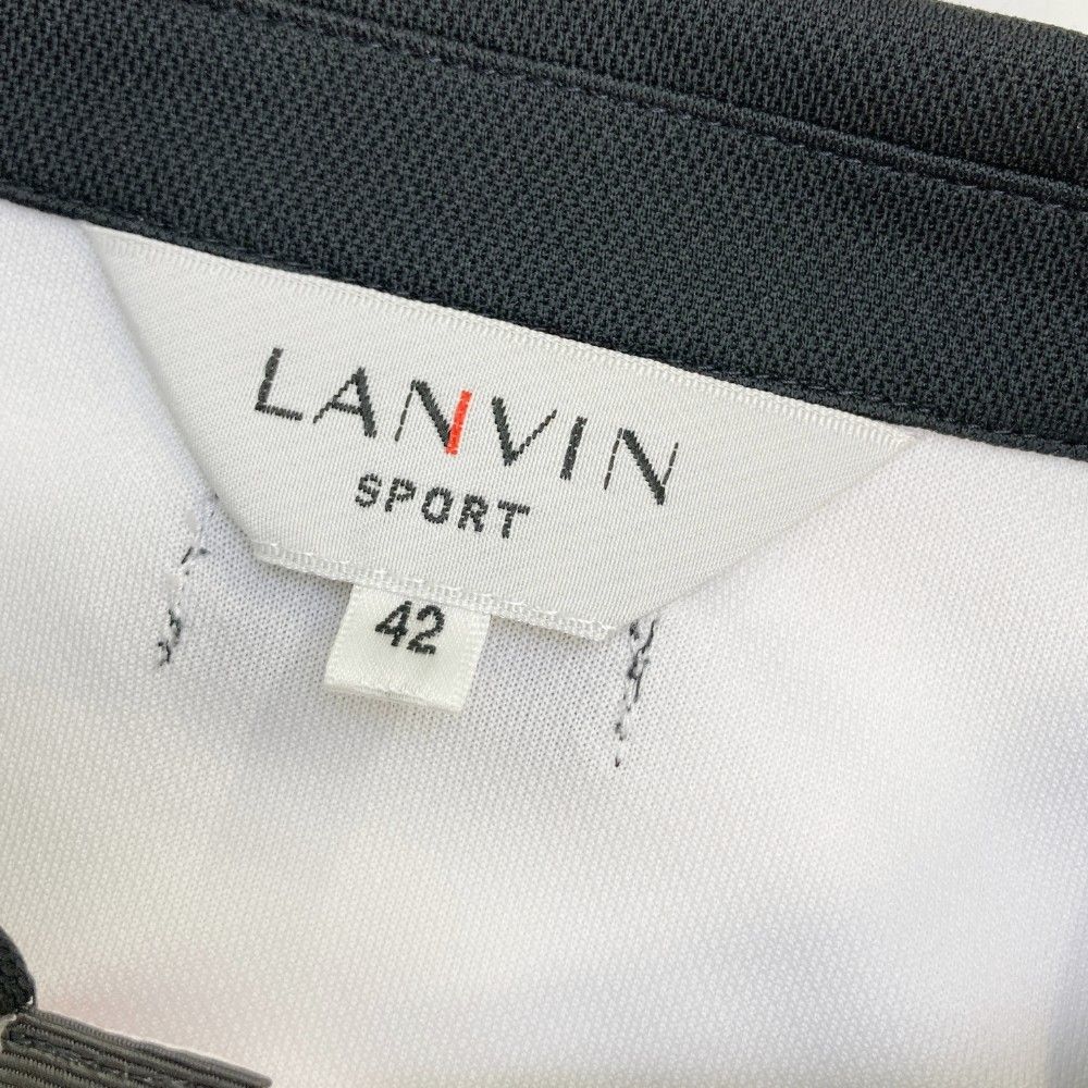 サイズ：42 LANVIN SPORT ランバン スポール 半袖ポロシャツ