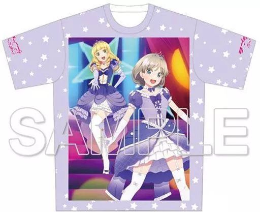 【中古】衣類 集合(Liella!) フルグラフィックTシャツ パープル Lサイズ 「ラブライブ!スーパースター!!」