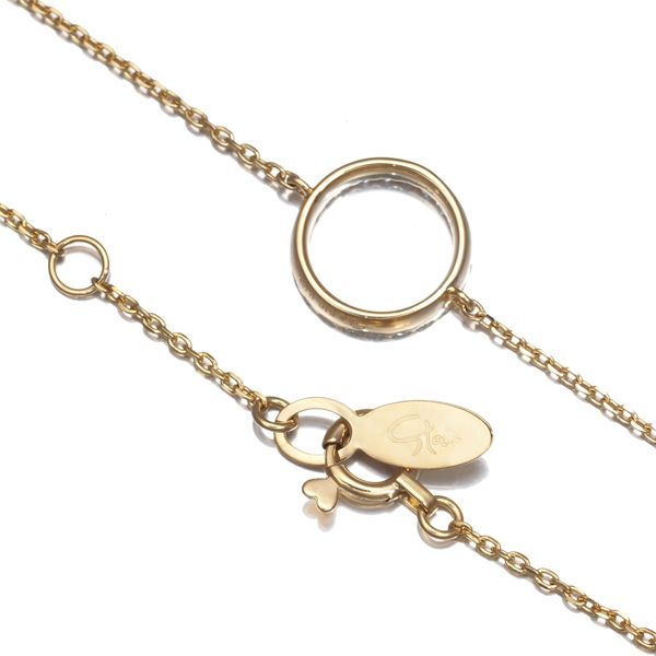 スタージュエリーK18YG サークルブレスレット