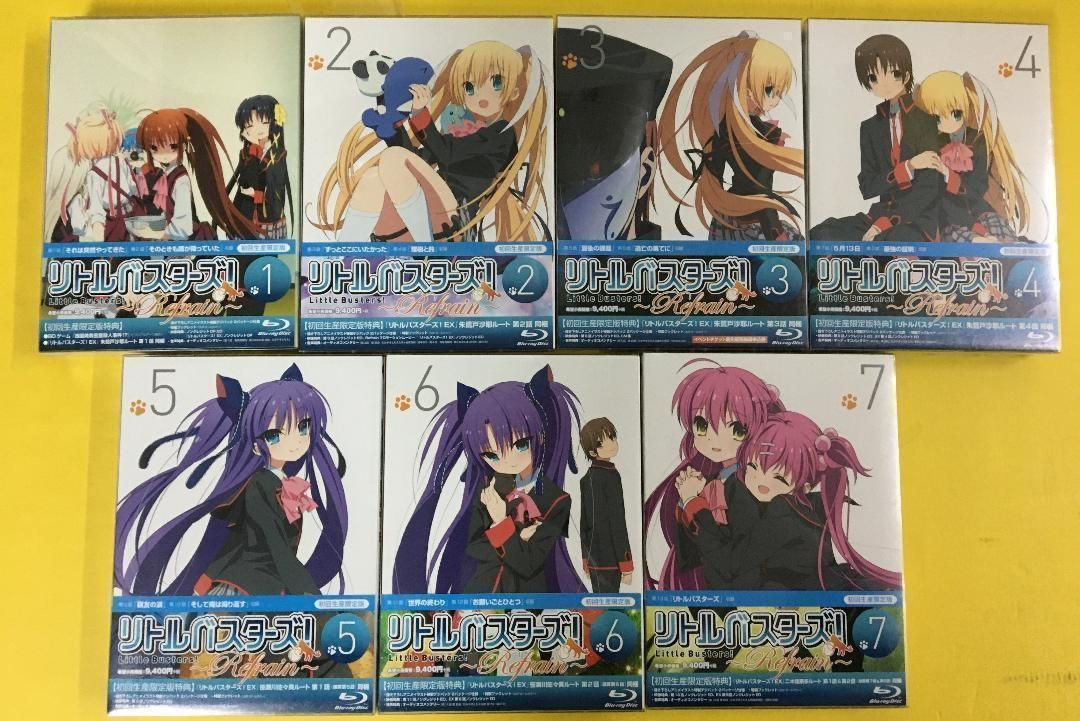 中古 リトルバスターズ Refrain 初回生産限定版 Blu-ray 全7巻