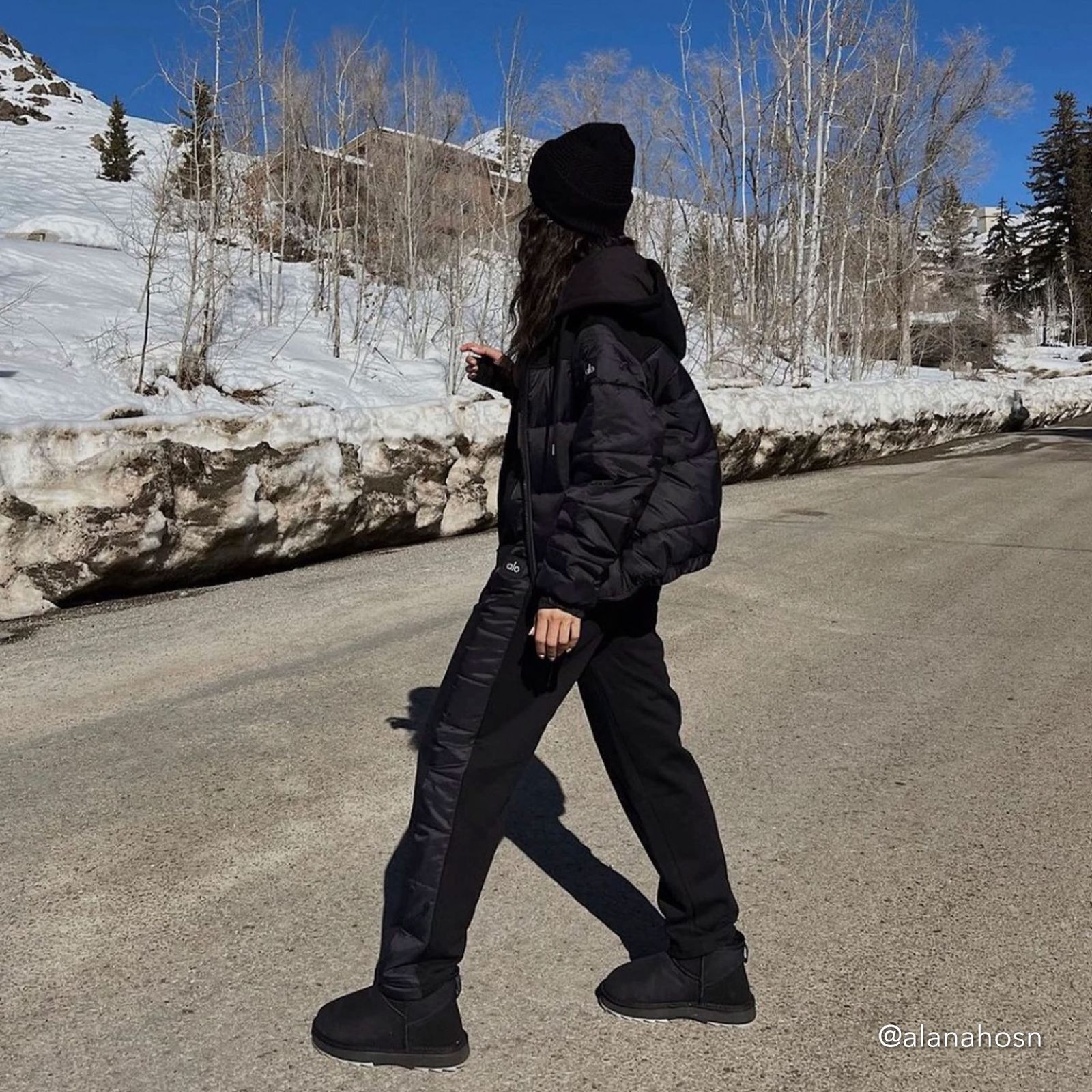 エミュオーストラリア ファッションブーツ SharkyMicro Black