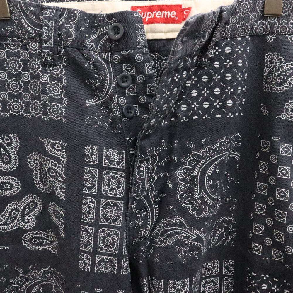 SUPREME (シュプリーム) 20SS Paisley Grid Chino Pant ペイズリー