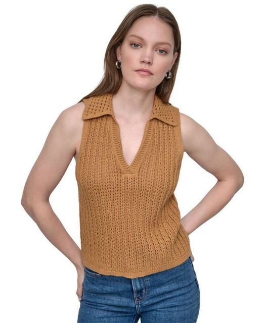 売れ筋商品|||ダナ キャラン ニューヨーク ニット&セーター レディース アウター Jumper - black/ivory/goldenrod 送料無料】 ダナキャランニューヨーク レディース ニット