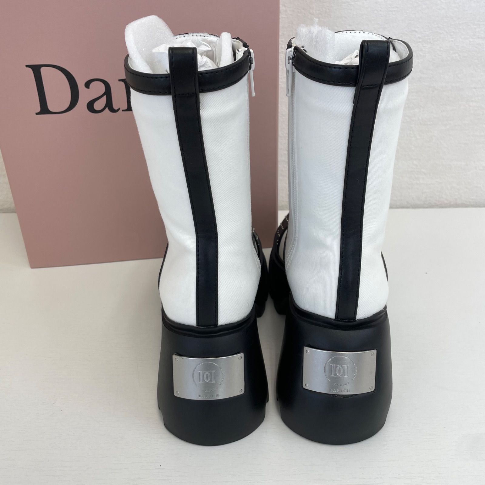 美品❗️Darich ダーリッチ ドッキングレースアップブーツ 厚底