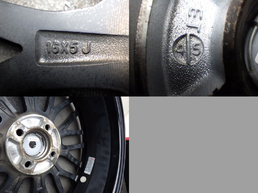 2967 B▲送料無料▲MONZA JAPAN Warwic Empress▲16x5.0J 4穴 PCD100 45▲4本