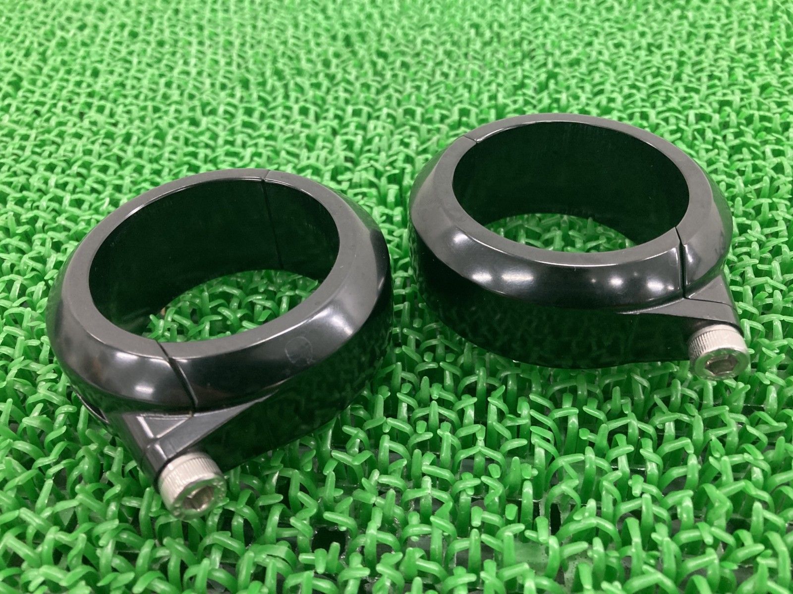 キジマ製XL1200X フロントウインカーステー 左右 社外 ハーレー フォーティーエイト 16年～ 49φ アルミビレット 【中古】 15 キジマ製XL1200X フロントウインカーステー 左右 社外 ハーレー フォー