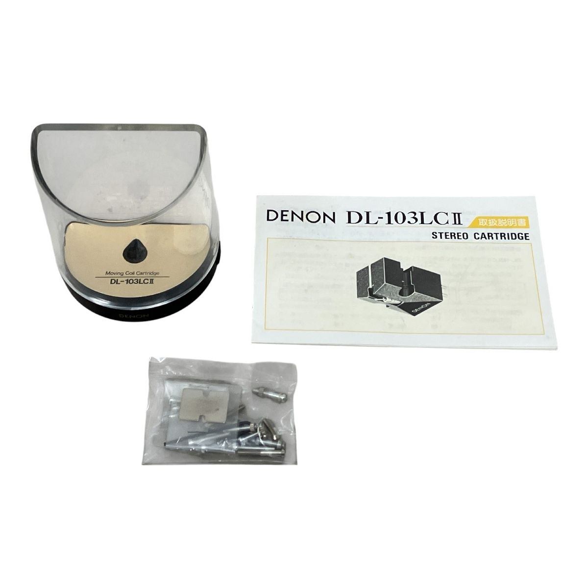 DENON デノン MCカートリッジ DL-103LCII ▼ 55EA3-9 DENON デノン MCカートリッジ DL-103LCII シェル付き ∩ 58896-8 中古