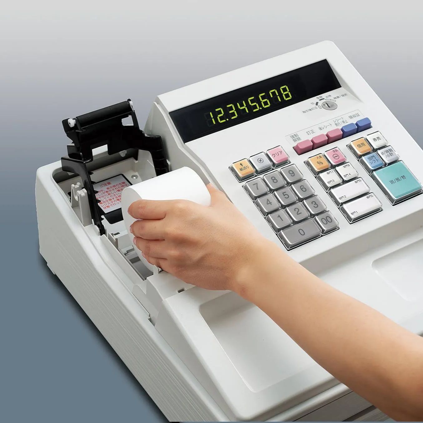 670073 家具・インテリア シャープ電子レジスタXE-A307・白