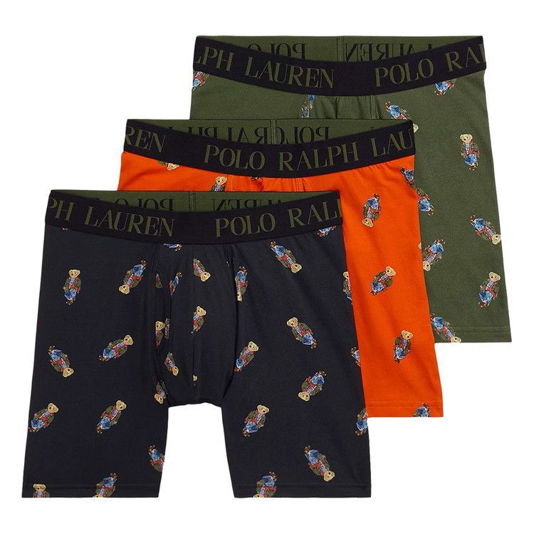 ポロラルフローレン FATHER S DAY GIFT SETS ボクサーブリーフ 3PK ポロ ブラック|ダスク オレンジ|クラシック ドラブ