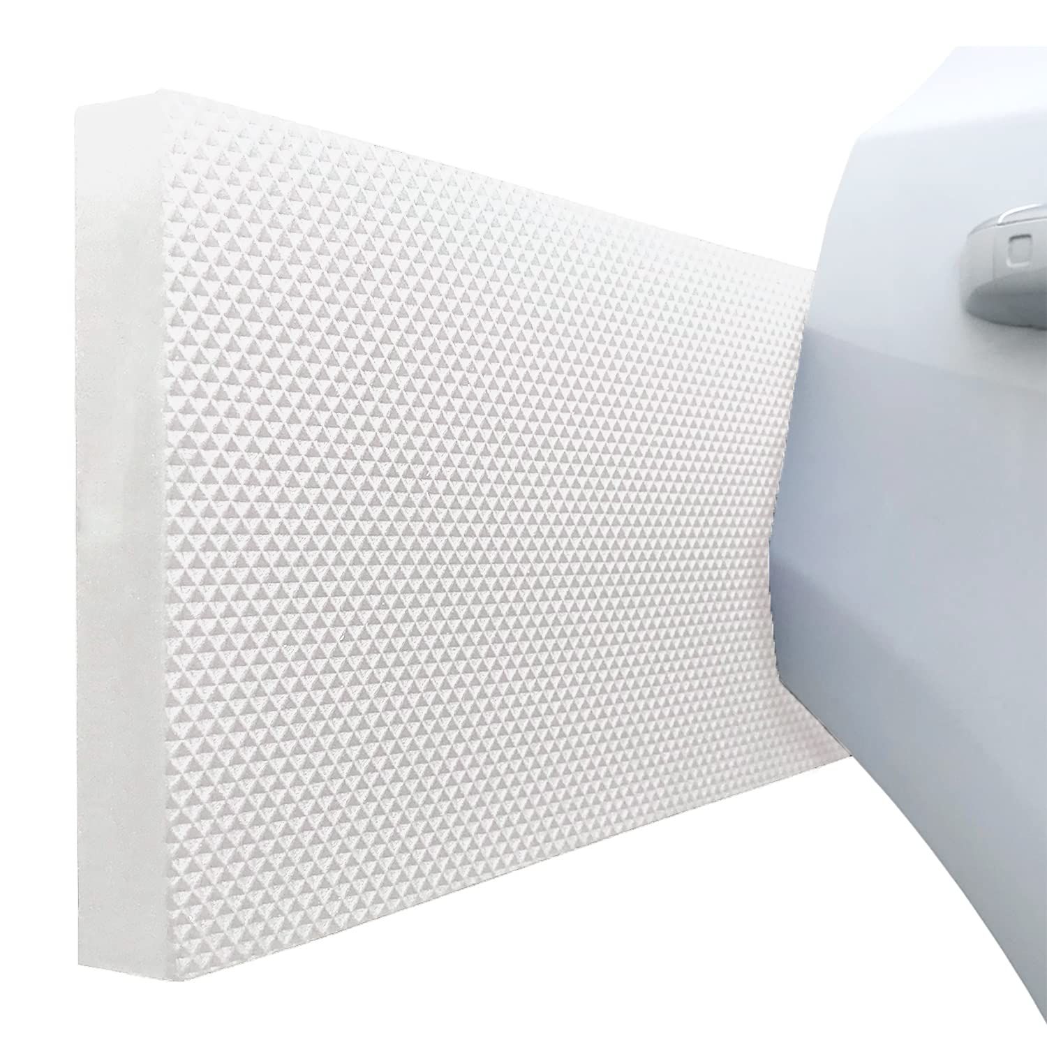 Ampulla Garage Smith ガレージ壁プロテクター 車のドアプロテクター ドイツでデザイン ホワイト 4パック [4-Pack White]