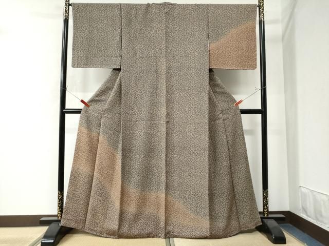 平和屋着物＃道行コート 絞り 霞文 暈し染め ロング丈 正絹 逸品