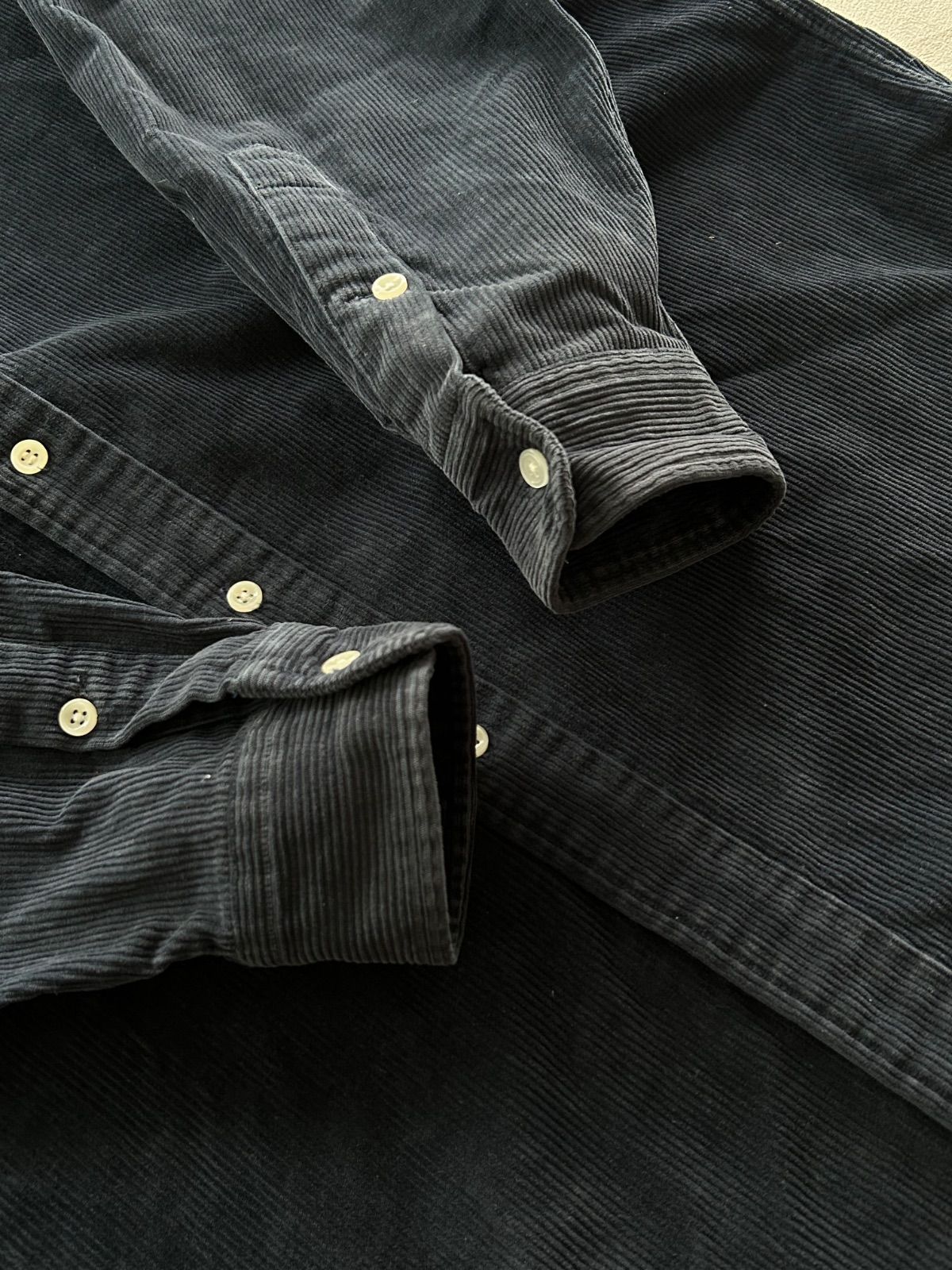 ラルフローレン コーデュロイシャツ 刺繍ロゴ XL ユニセックス 雰囲気抜群 ラルフローレン Ralph Lauren コーデュロイ シャツ ポニー 刺繍