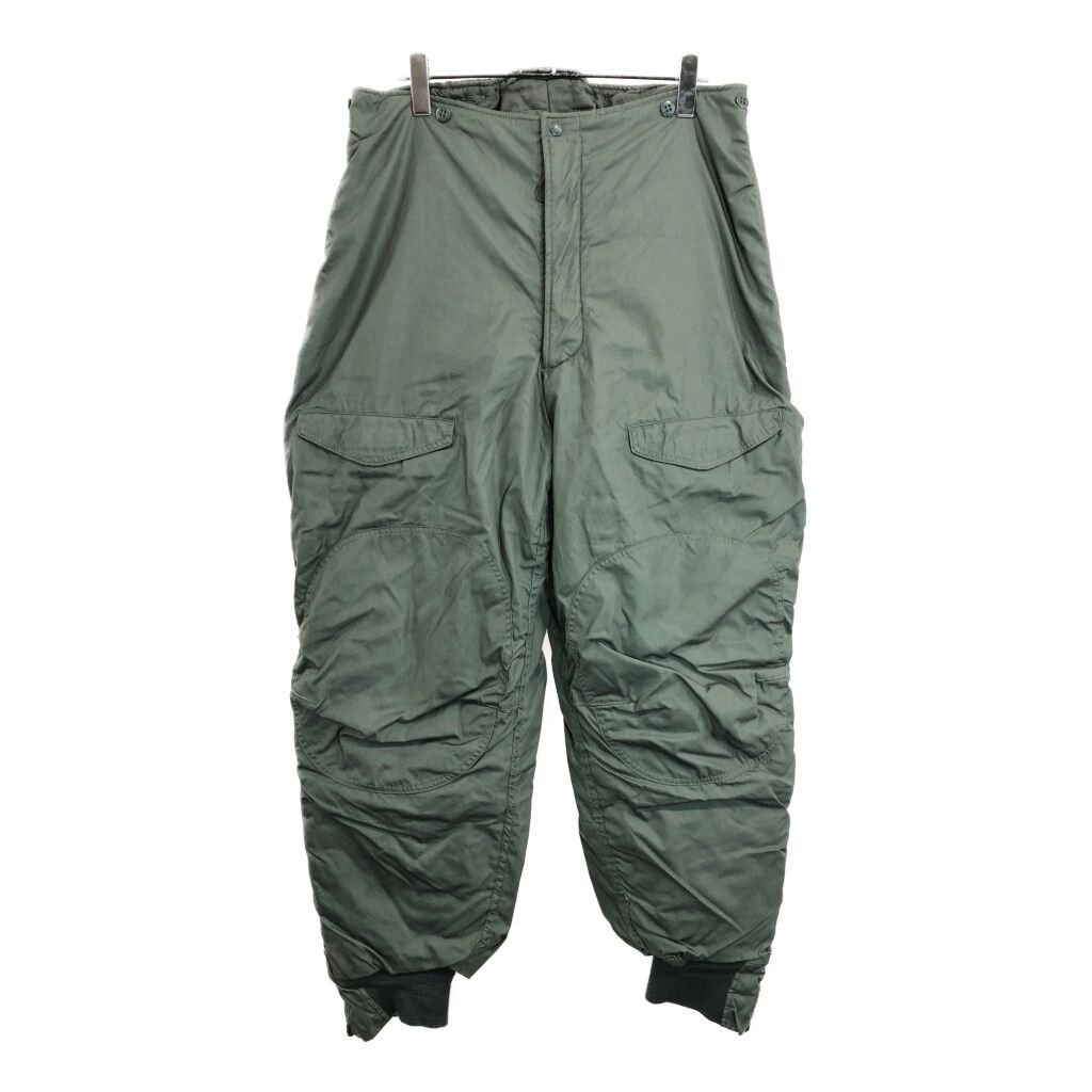 80年代 米軍実物 U.S.AIRFORCE USAF F-1B フライトパンツ ミリタリー セージグリーン メンズ 36 古着 V6527