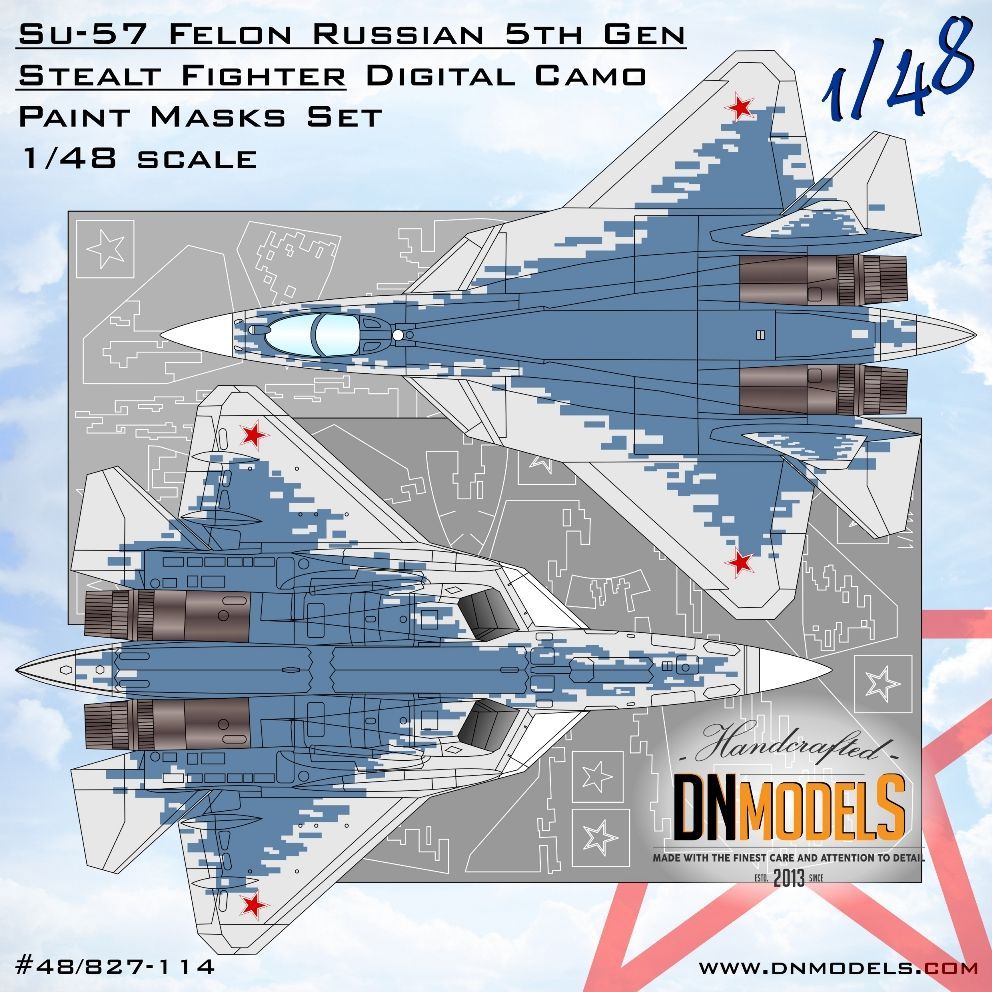 DNモデル 48/827-114 1/48 Su-57 フェロン ロシア 第5世代ステルス戦闘 DNモデル 48/827-114 1/48 Su-57 フェロン ロシア 第5世代ステルス戦闘