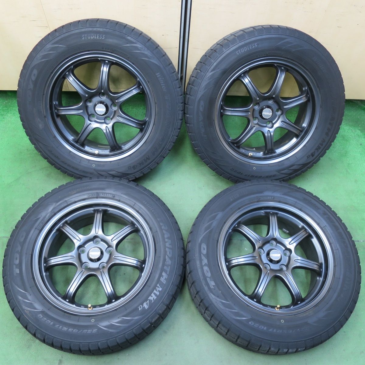 キレイ FAINAL SPEED 改 225 65R17 スタッドレス トーヨー ウインター トランパス MK4α 17インチ ファイナルスピード PCD114.3 5H 5100901イス