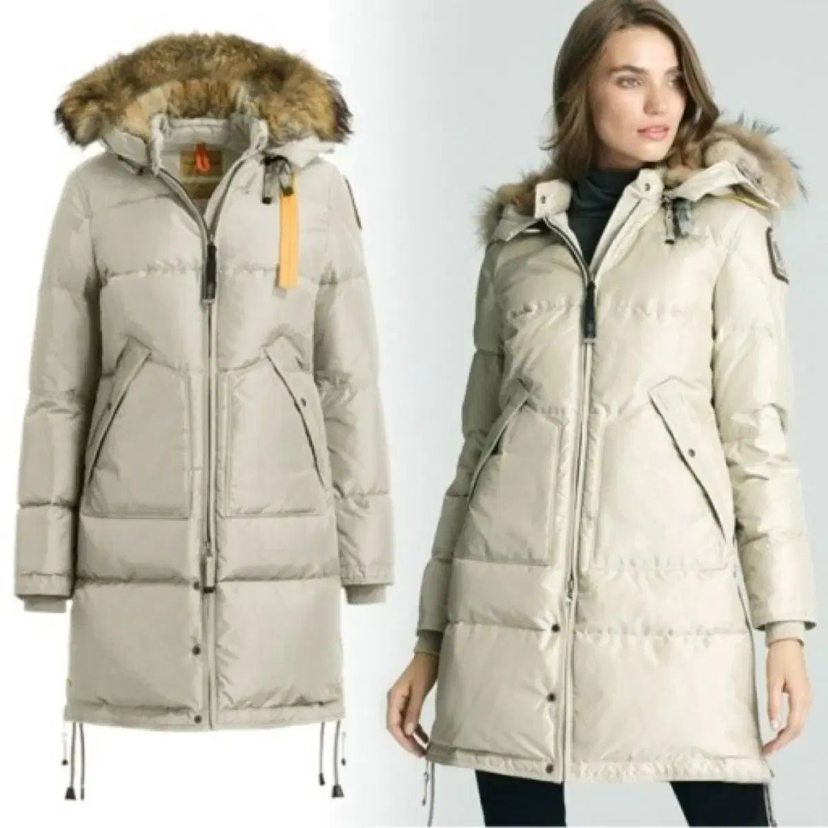 (最終価格) PARAJUMPERS(パラジャンパーズ) ロングベア 正規品 サンドベージュクリーム s サイズ