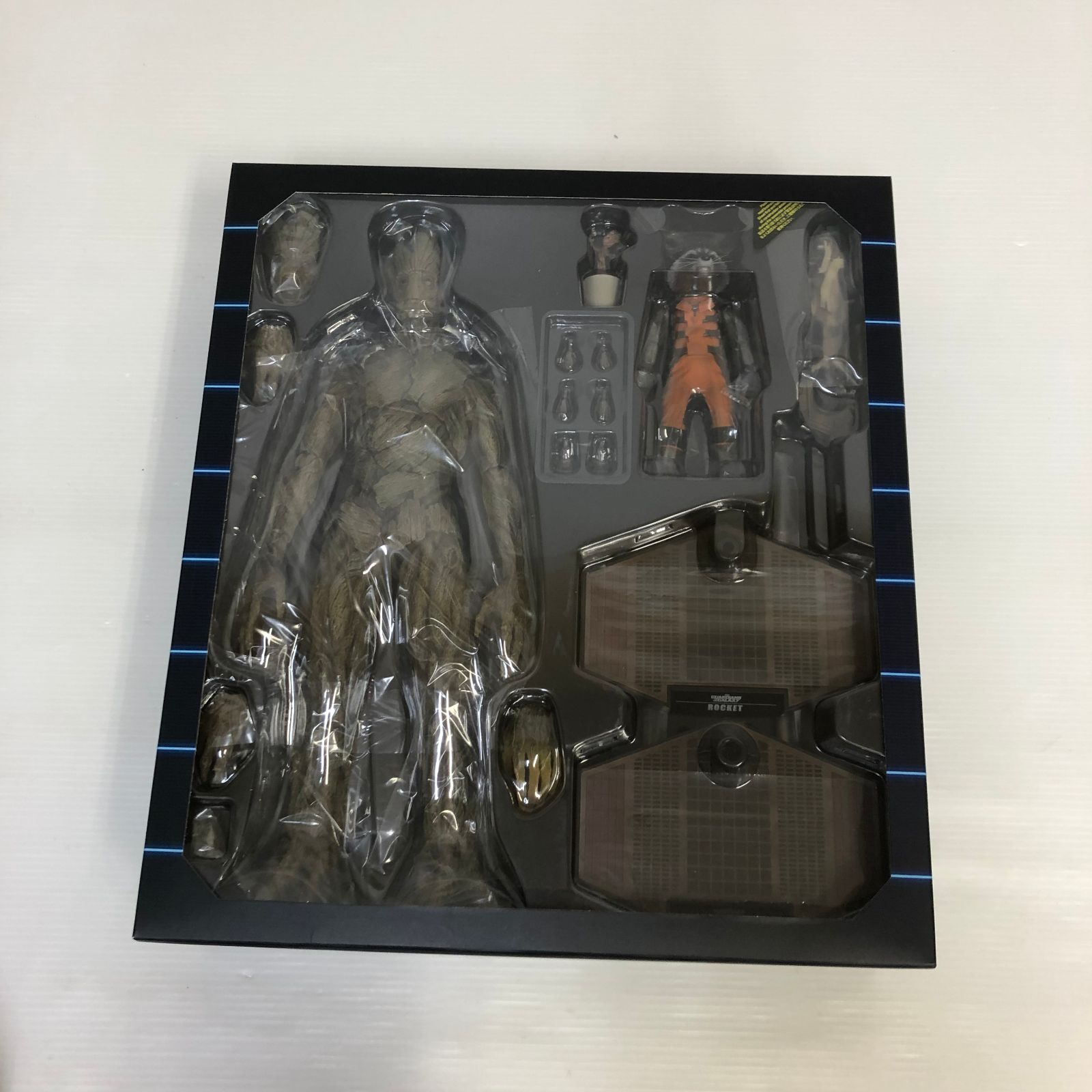 【未使用】ムービーマスターピース GOtG 『ロケット&グルート』２体セット ムービー・マスターピース】『ガーディアンズ・オブ