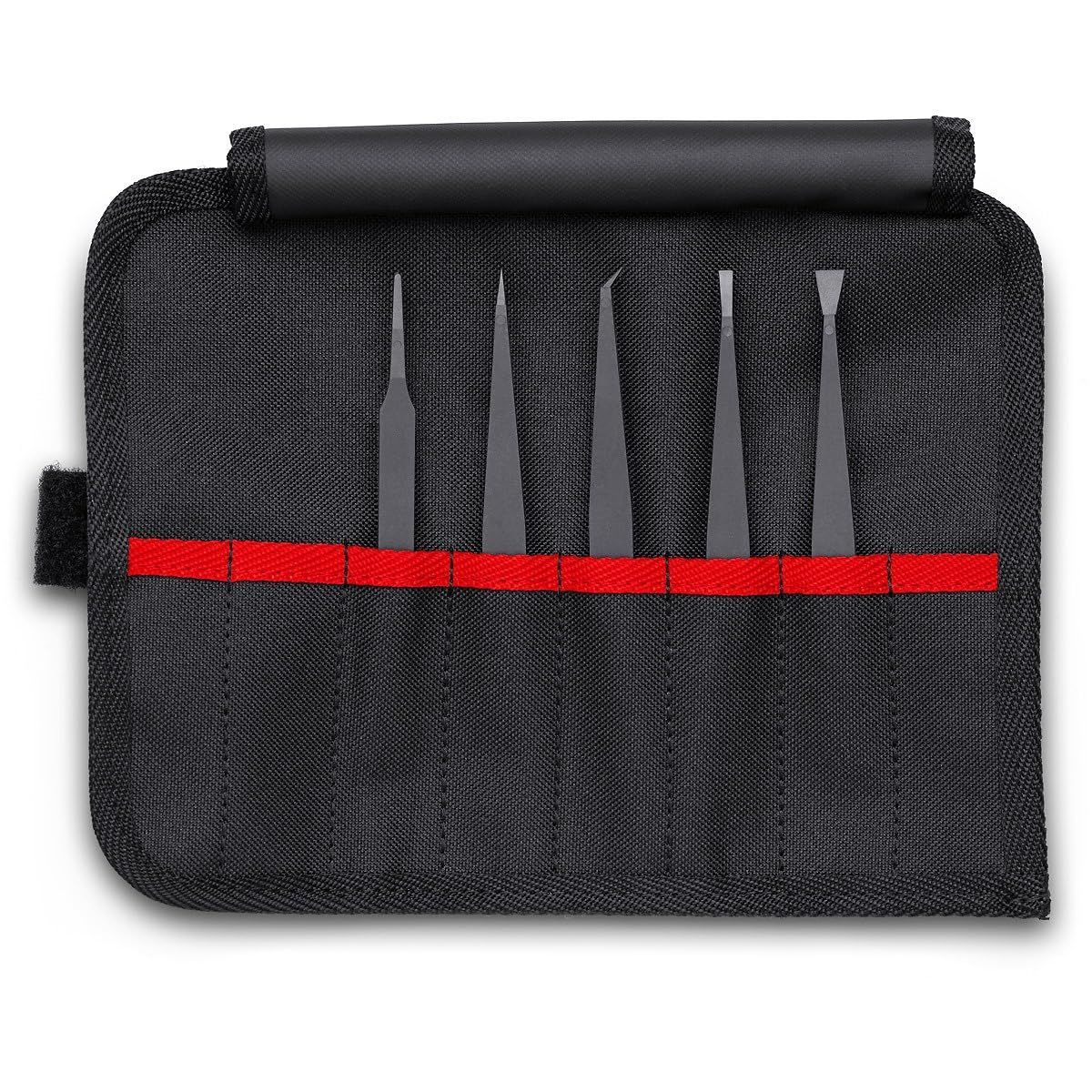 在庫 クニペックス KNIPEX 5本組 プラスチックピンセット セット品 9200-05ESD