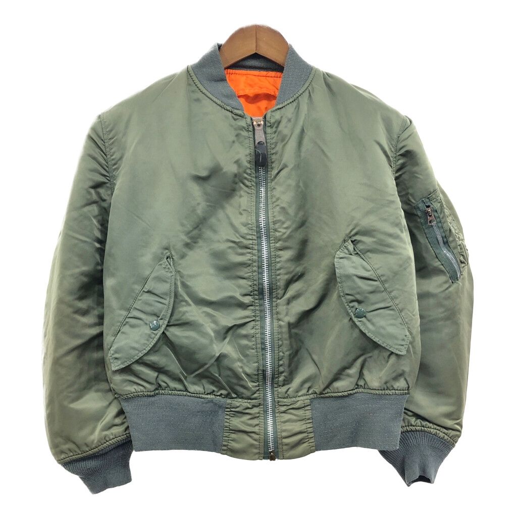 美品 90s USA製 アルファインダストリーズ MA-1 グランドクルー XS 90年代 USA製 ALPHA INDUSTRIES アルファ インダストリーズ MA-1