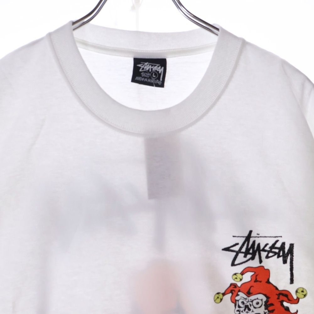 ★米国発*stussy*新作*JOKER Tシャツ/WHITE★ Stüssy: Men's Joker T-Shirt (White) | DSMNY E-SHOP