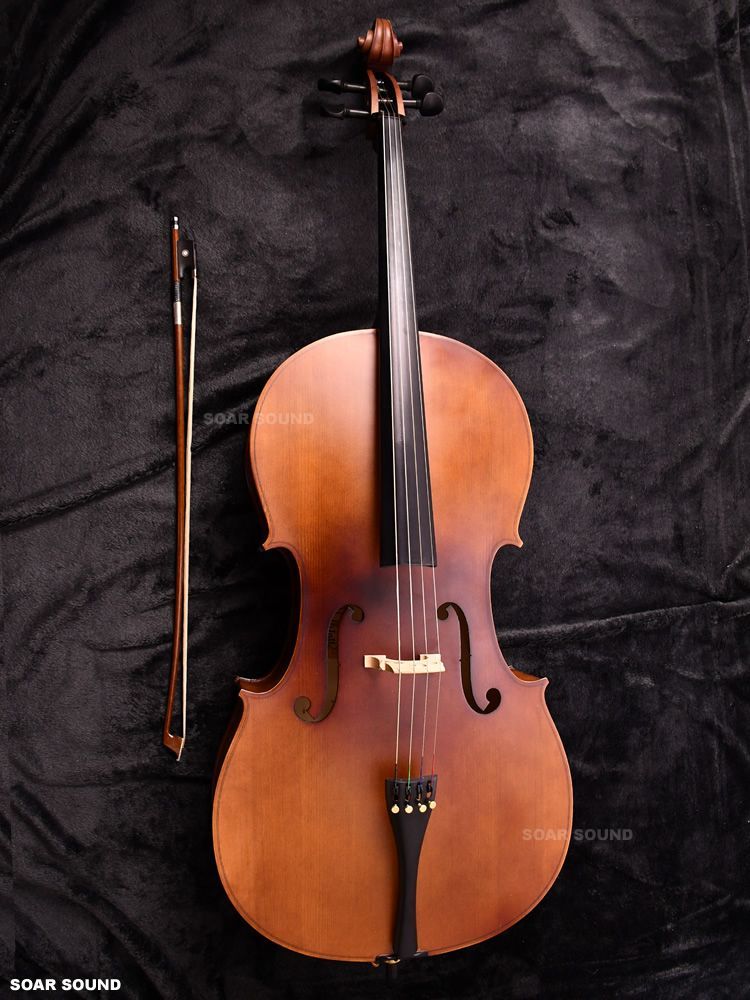 初期調整済 チェロ 入門セット Hallstatt ハルシュタット cello 4 HC 450 セット 5点セット 調整済チェロ AD 1
