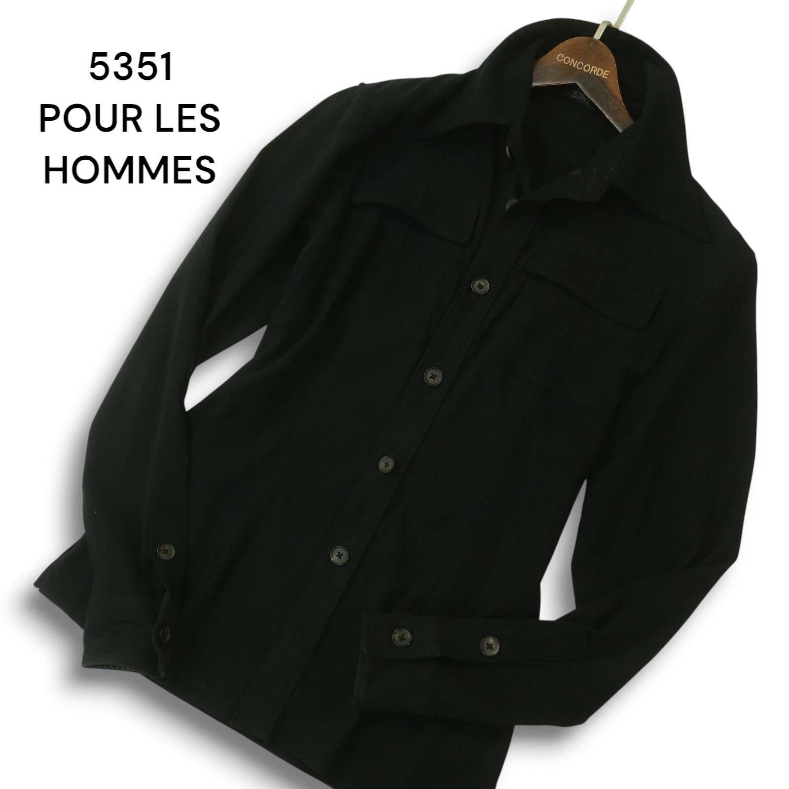 5351プールオム 5351 POUR LES HOMMES シャツ スカジャン 25S/S】ジャガード 長袖 シャツ｜5351POUR LES HOMMES / 5351