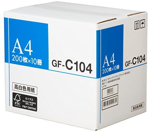 4営業日で発送 CANON キャノン GF-C104 A4 FSCMIX SGS-COC-001433