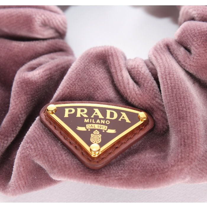 国内買付【PRADA】 ベルベット シュシュ (PRADA/ヘア