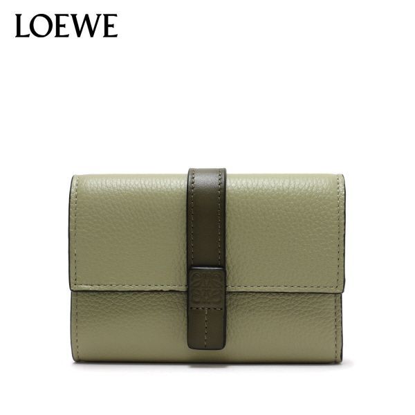 ロエベ LOEWE  SMALL VERTICAL WALLET スモール バーティカル ウォレット【SAGE GREEN/DARK KHAKI GREEN】 C660S86X01  6333/【2023-24AW】l-wallet