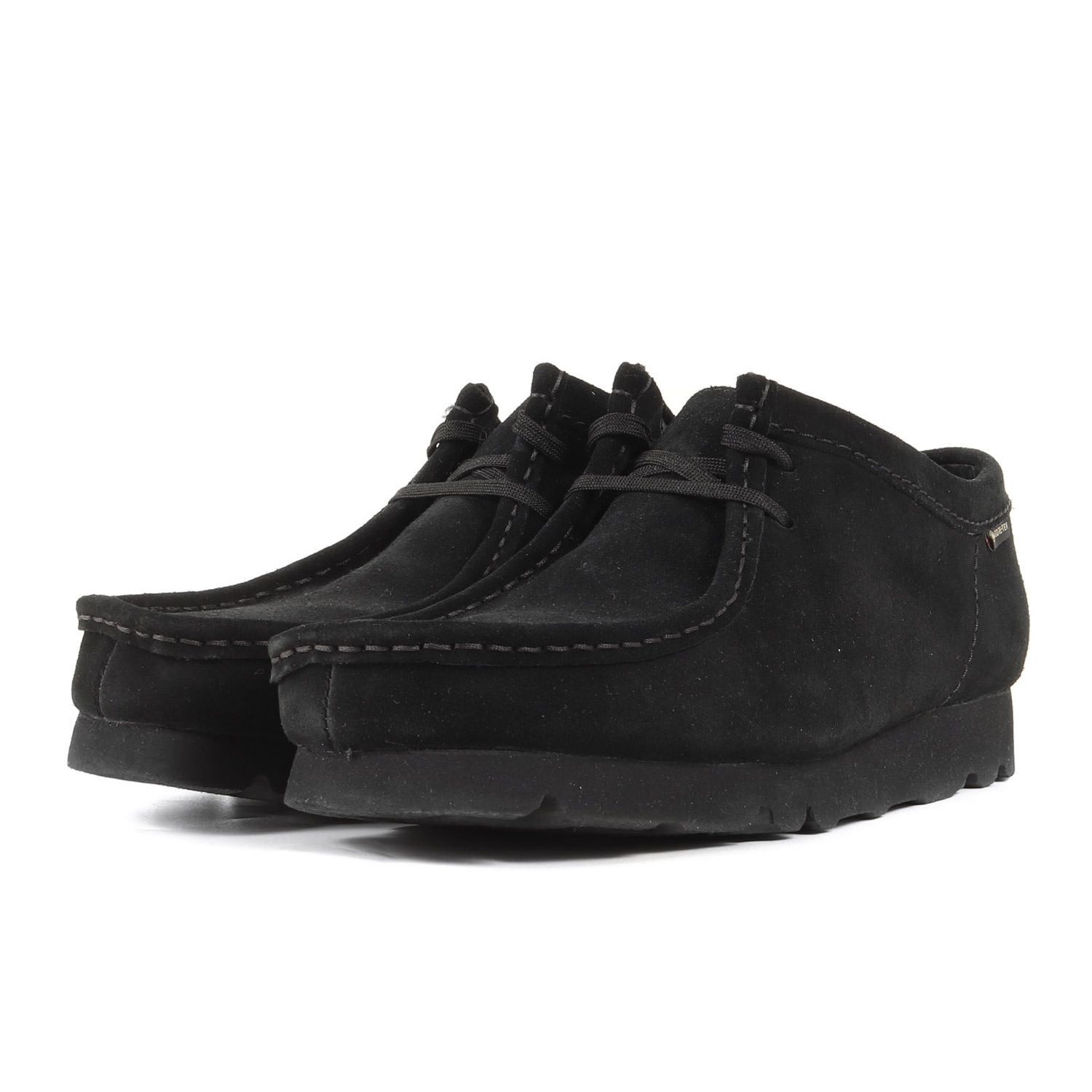 クラークス　ワラビー　UK8.5 クラークス CLARKS ワラビーブーツ UKモデル 黒スエードUK8.5着！
