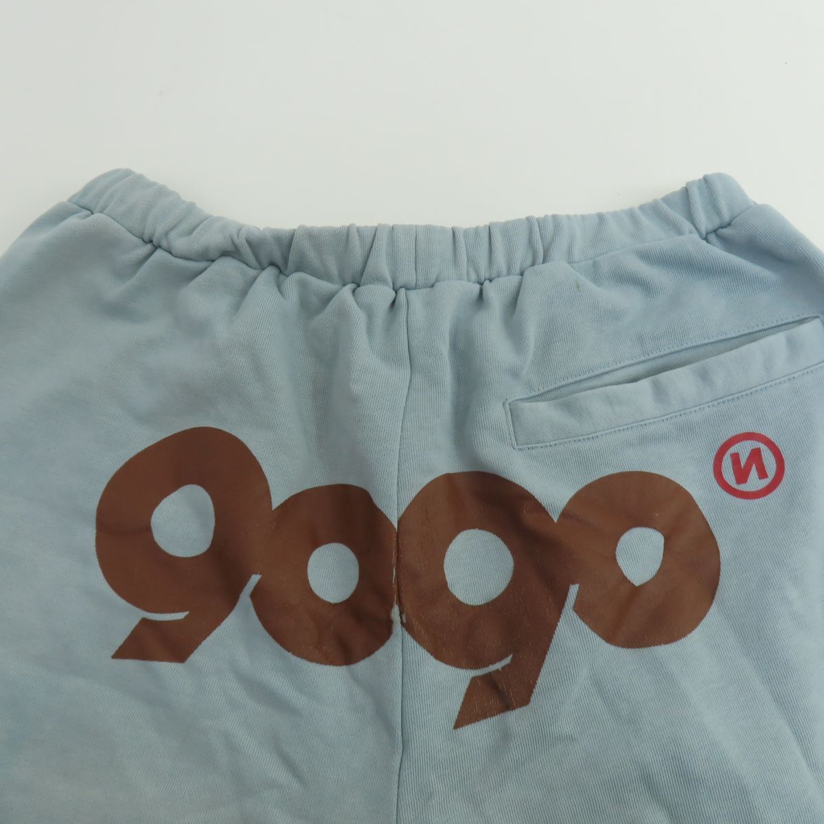 9090 ナインティナインティ 90 Logo Sweat Half Pants