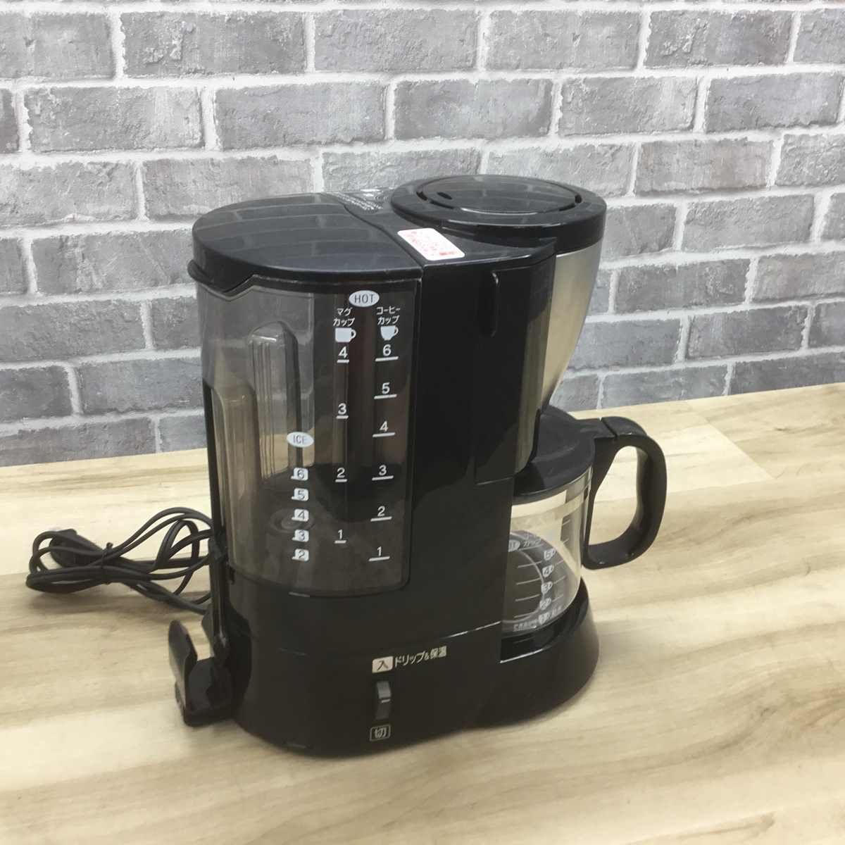 象印 珈琲通 コーヒーメーカー EC-AS60-XB 2022年製 【中古