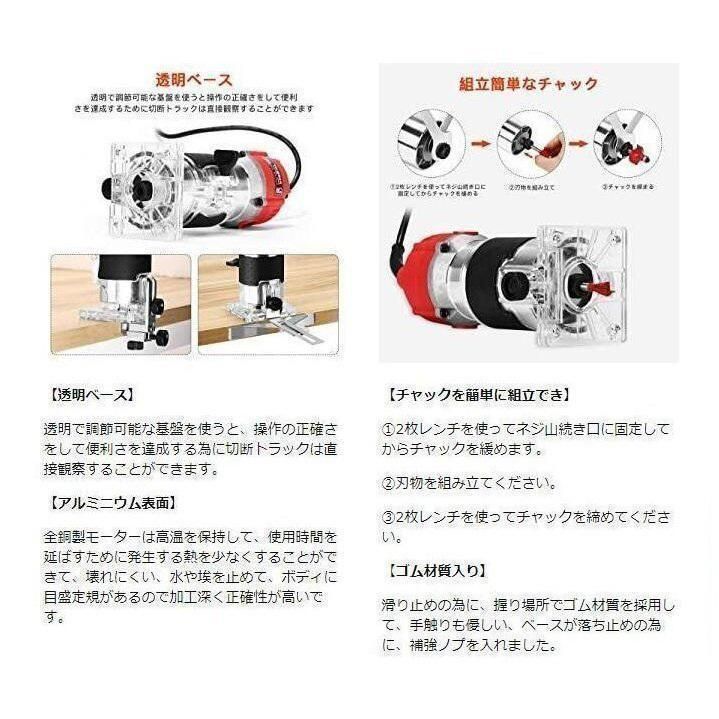 トリミング溝切り 木材の面取り