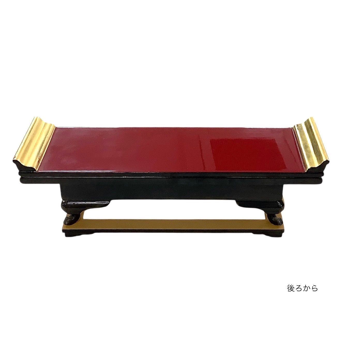 上卓 前卓 和讃卓 10.0寸 上前彫 朱塗 木製金箔 真宗大谷派 東