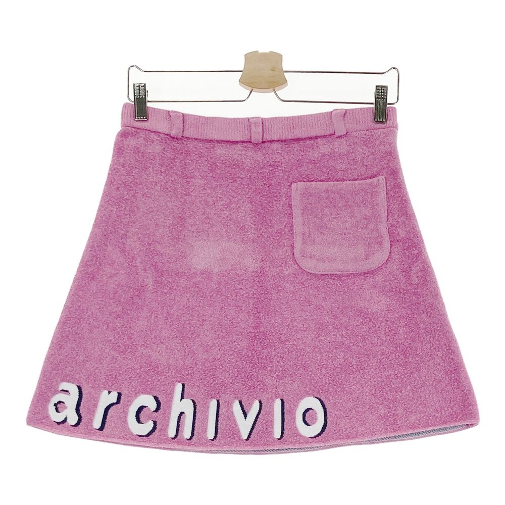 サイズ：38 ARCHIVIO アルチビオ ニットスカート ピンク系