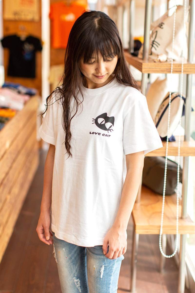 人気商品】スコーピー ネコ好き のための 猫柄 Tシャツ LOVE CAT ...