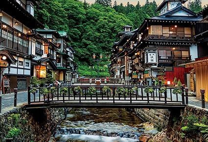 【在庫処分】【日本製】ビバリー 1000マイクロピース ジグソーパズル 銀山温泉（26×38）1000M-013