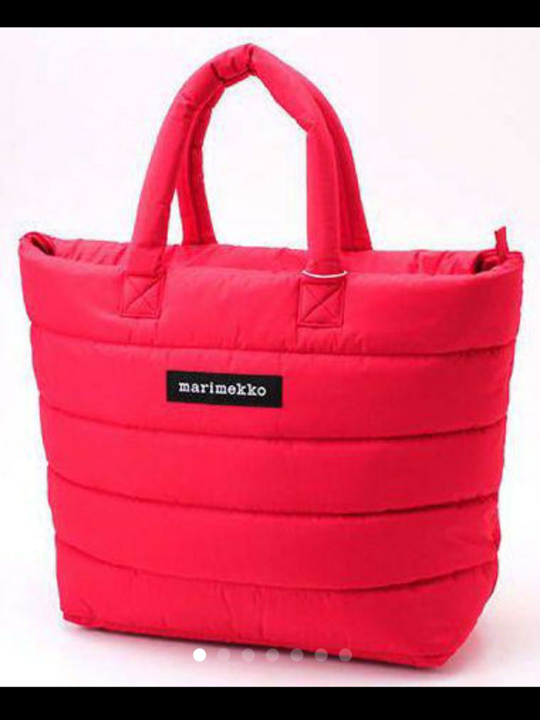 marimekko 新品 ダウントートバッグ ISO MILLA 赤 - メルカリ
