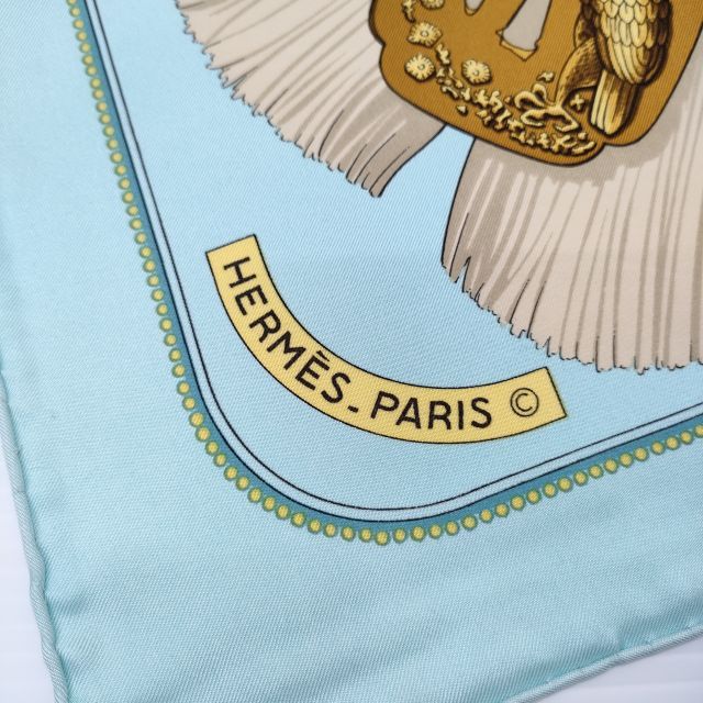 HERMES カレ90 TSUBAS 鍔 ツバ シルク ヴィンテージ シルク 88
