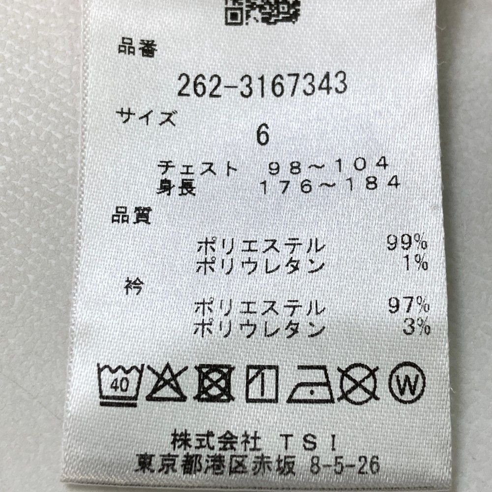 サイズ：6 JACK BUNNY ジャックバニー モックネック半袖Tシャツ