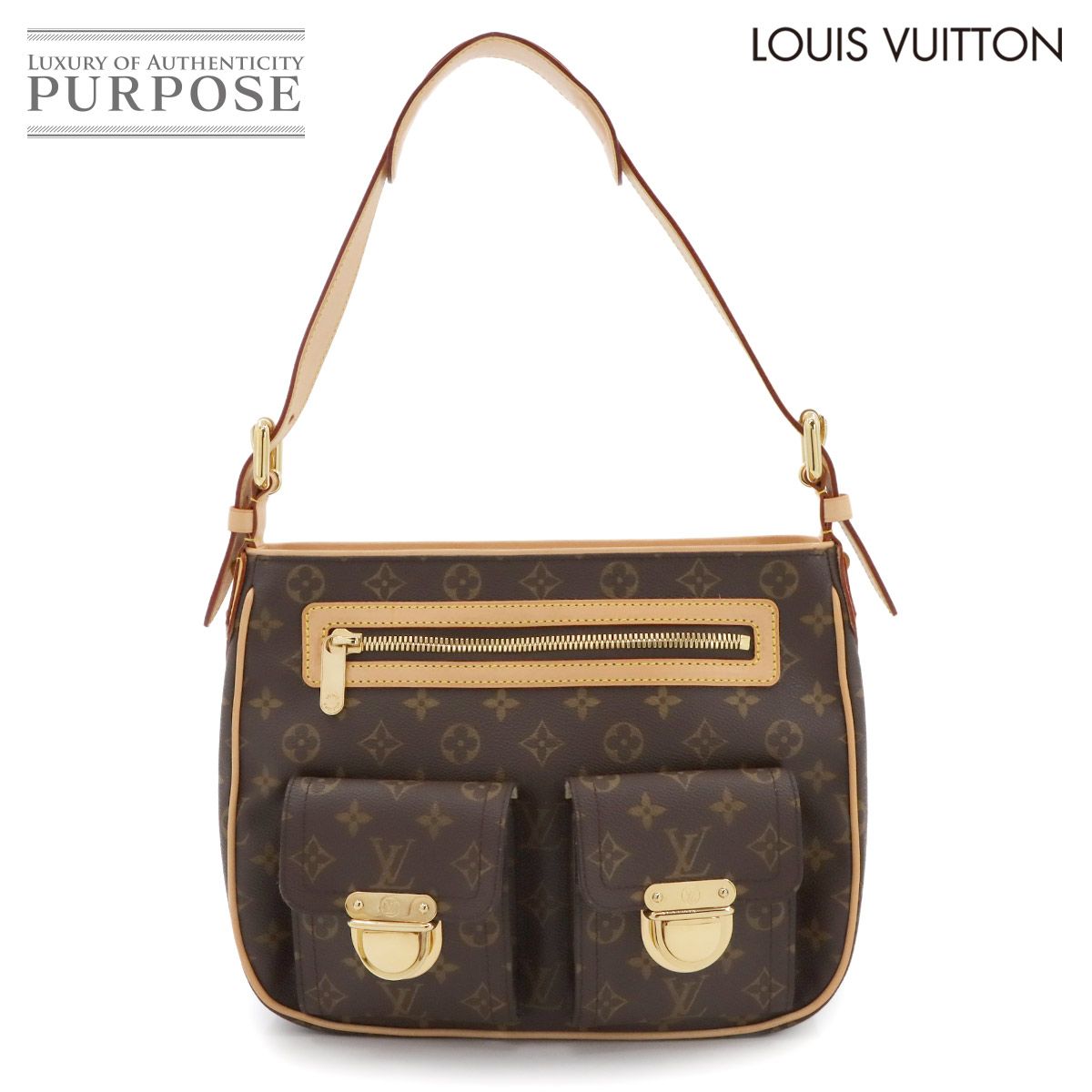 楽天市場】LOUIS VUITTON ルイ ヴィトン モノグラム ハドソンGM