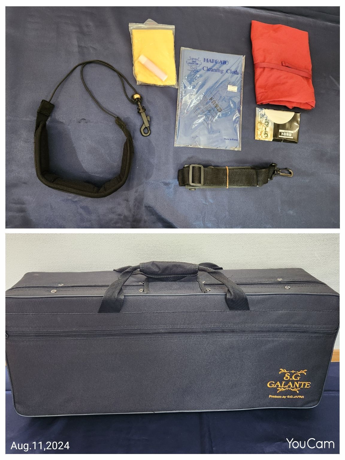 S.G Galante アルトサックス 管楽器 ケース付属 付属品多数 S.G GALANTE アルトサックス ハードケース付き