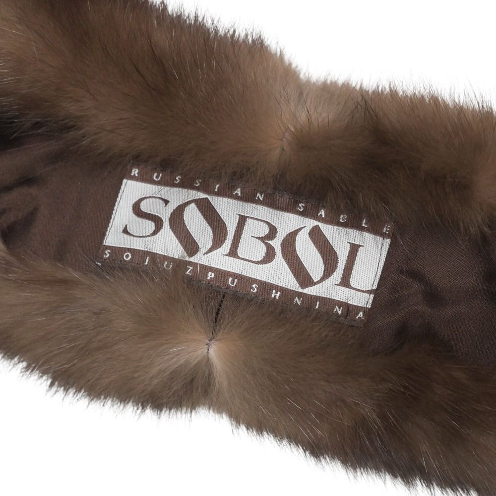 SOBOL ソボル ロシアンセーブル ストール セーブルファー ムーン SOBOL ソボル ロシアンセーブル ストール セーブルファー ムーン